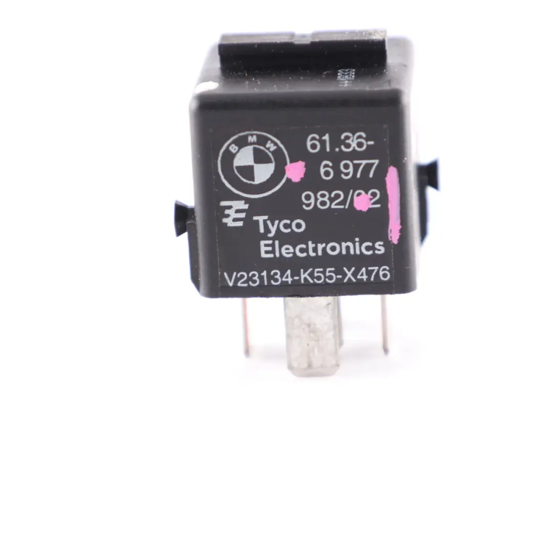 TYCO 5 Pins Black to Mini Cooper One R50 R53 R56 R57 R60 Relay with Part number 6977982 Mini Cooper One R50 R53 R56 R57 R60 Relay TYCO 5 Pins Black - SKU 6977982-1 - Part number 6977982