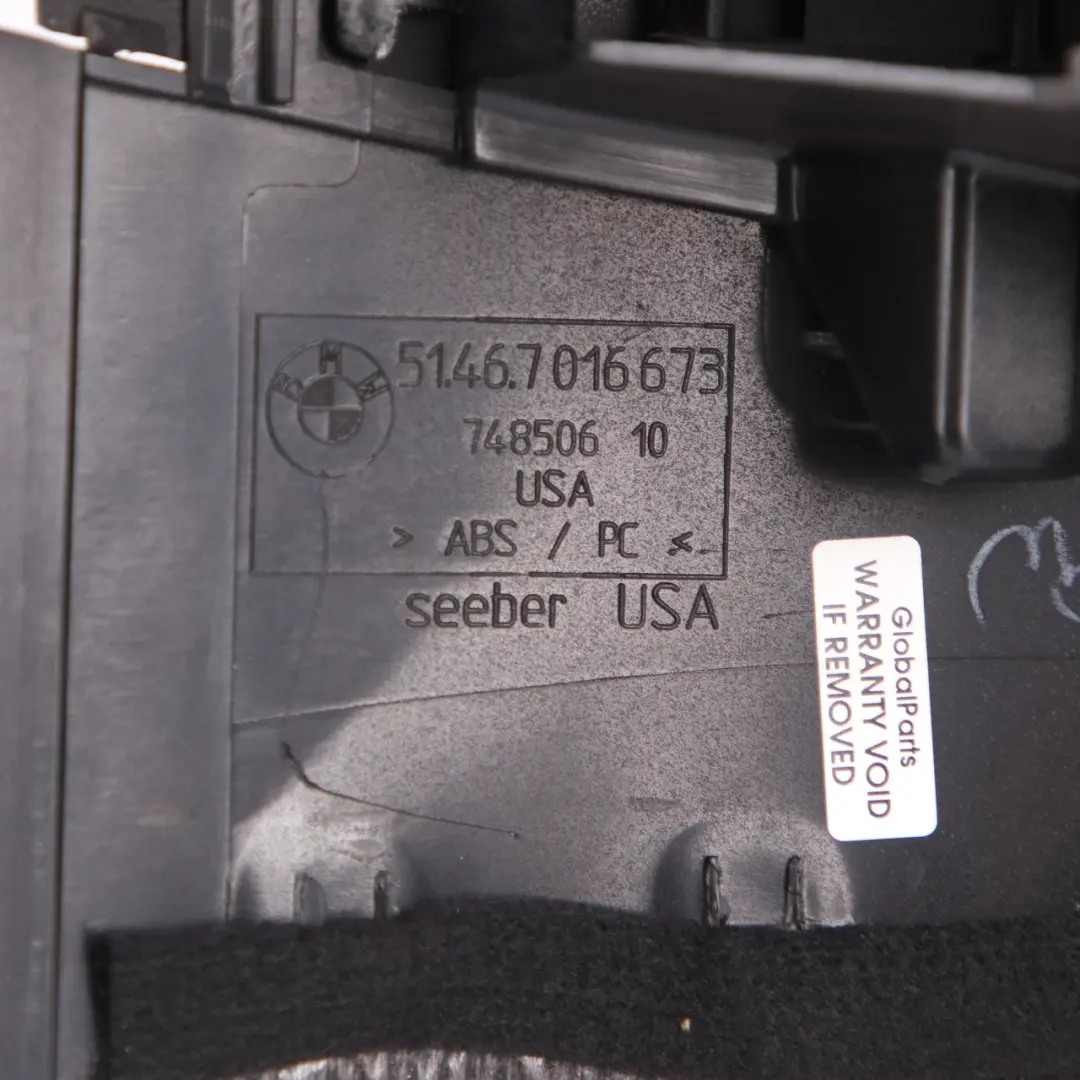 Centre Console Roadster Rear Cabin Middle Oddments Tray Box to BMW Z4 E85 with Part number 6978107 BMW Z4 E85 Centre Console Roadster Rear Cabin Middle Oddments Tray Box - SKU 6978107 - Part number 6978107