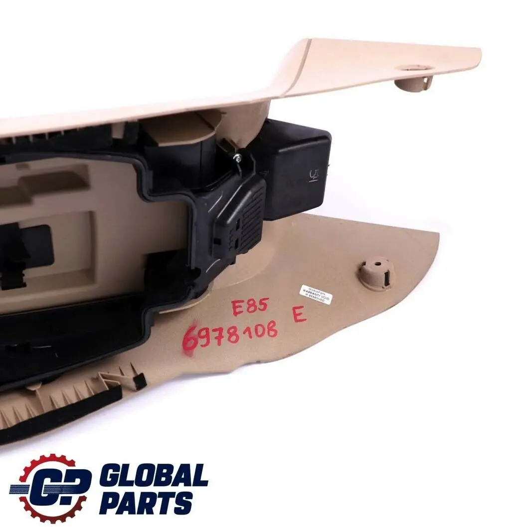 Cabin Centre Console Oddments Tray Box Beige 7016673 to BMW Z4 Series E85 Rear with Part number 6978108 BMW Z4 Series E85 Rear Cabin Centre Console Oddments Tray Box Beige 7016673 - SKU 6978108 - Part number 6978108