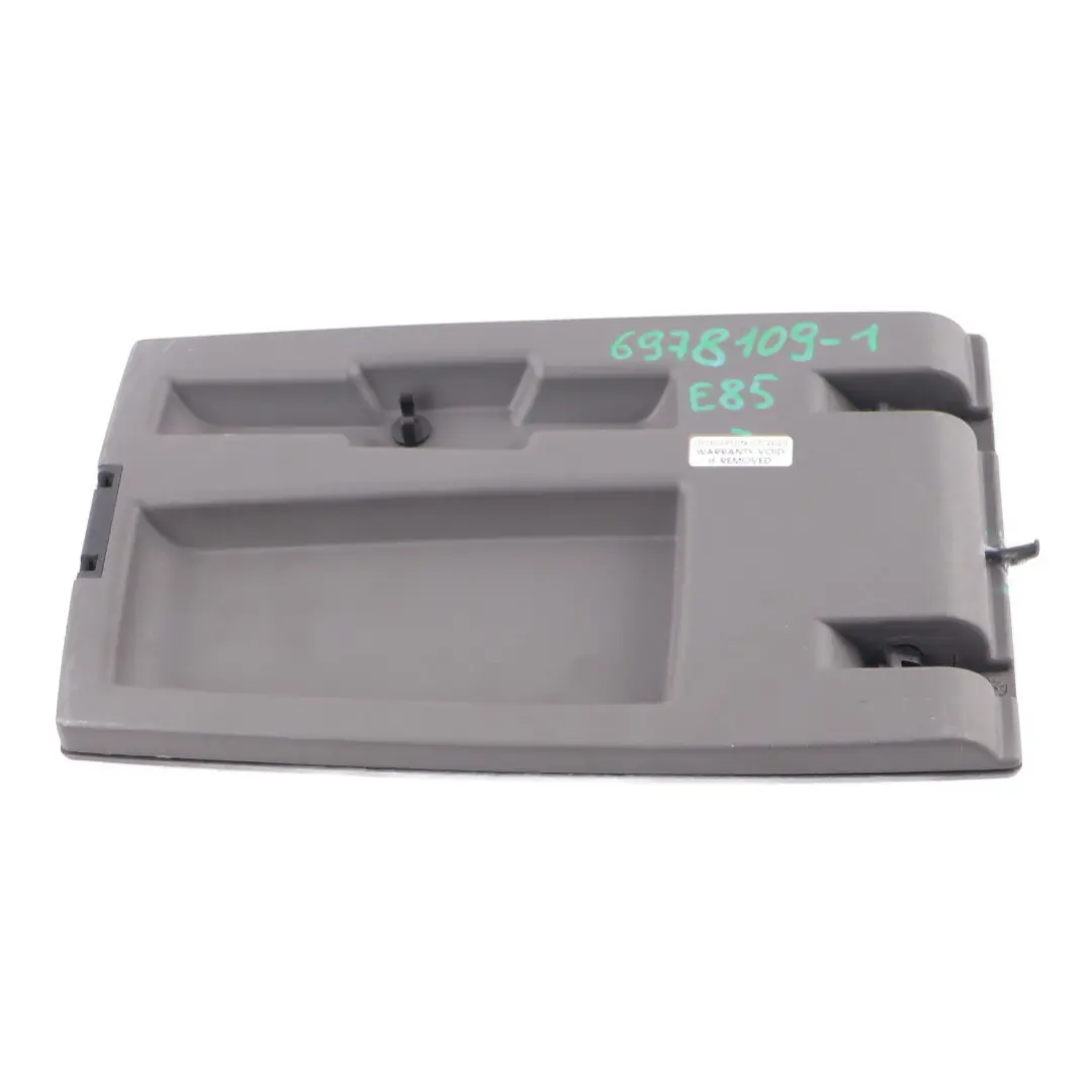 BMW E85 E86 Rear Cabin Centre Console Oddments Tray Flap Black - SKU 6978109-1 - Part number 6978109