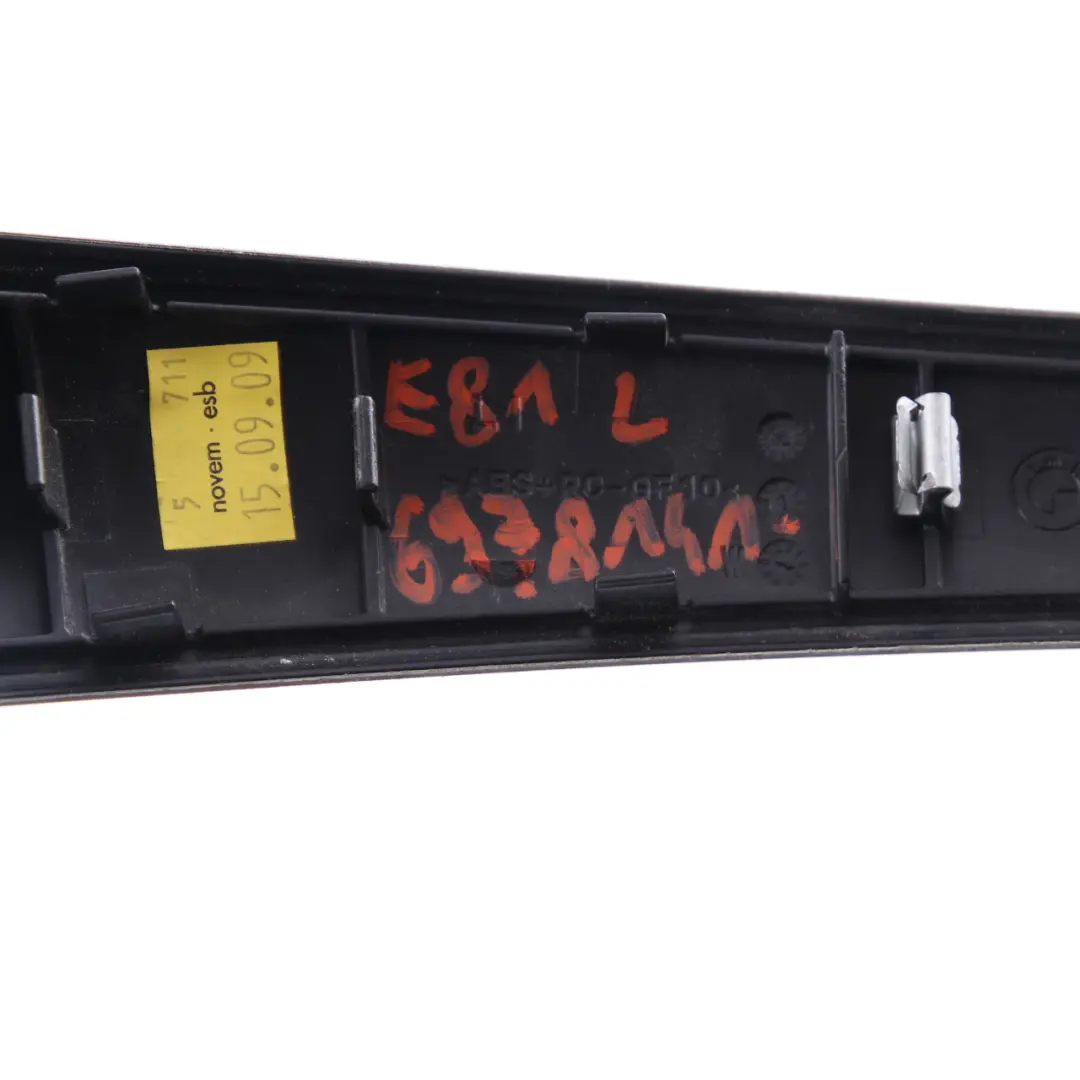 BMW E81 E87 LCI Türgriff Abdeckung Links Aluminium Zierleiste Akzentschliff - SKU 6978141 - Teilenummer 6978141