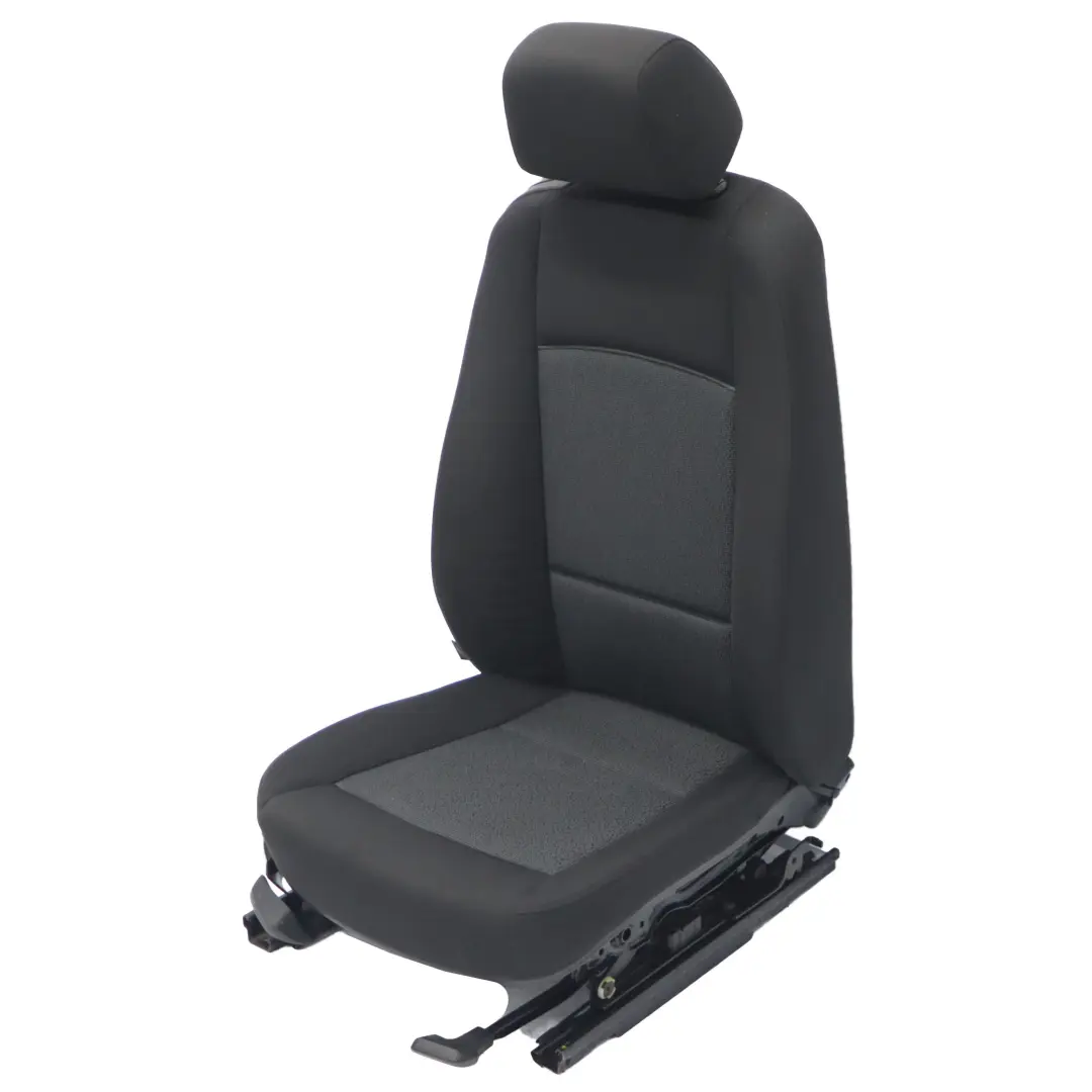 BMW E92 Coupe Front Right O/S Seat Cloth Black Anthracite Fluid Linea Interior - SKU 6979110-1 - Part number 6979110