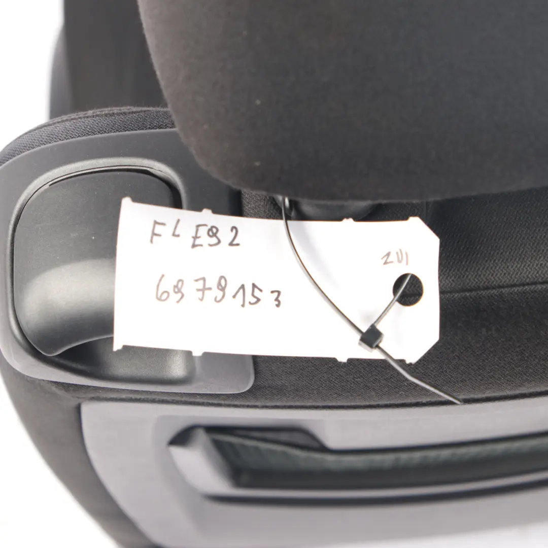 BMW E92 Coupe M Sport Delantero Izquierdo Interior Asiento Tela Fluido Antracita - SKU 6979153 - Número de pieza 6979153