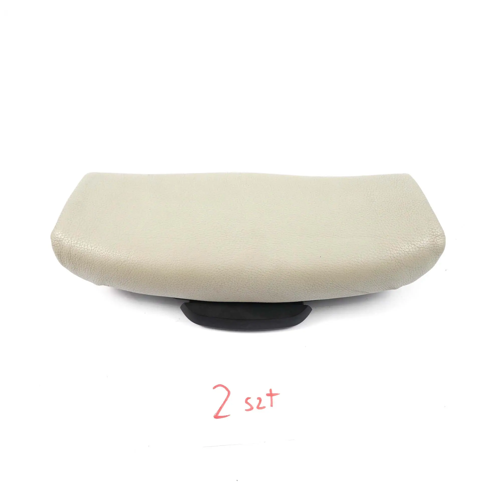 BMW E92 Thigh Support Sport Frente Izquierda Derecha Asiento Funda Gris Cuero