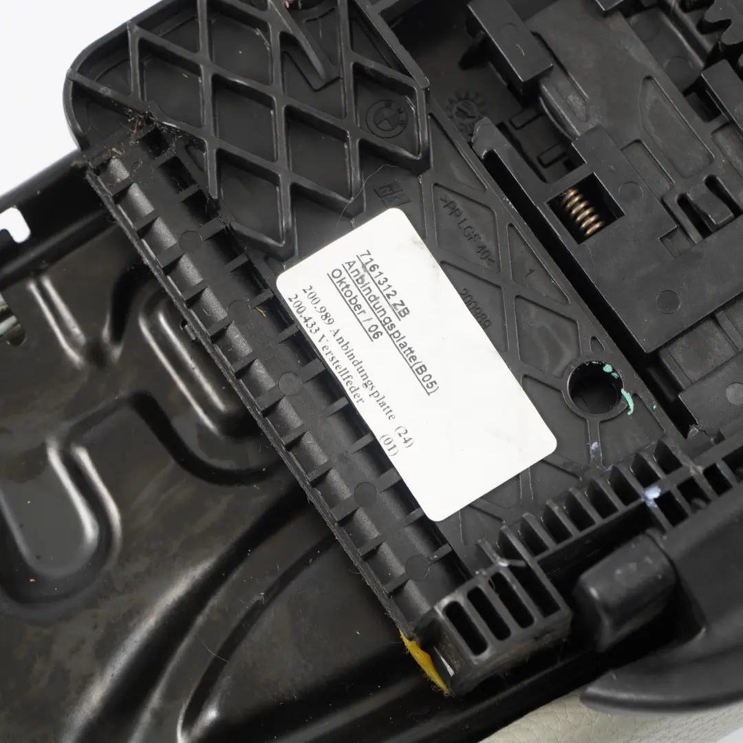 BMW E92 Thigh Support Sport Frente Izquierda Derecha Asiento Funda Gris Cuero - SKU 6979259 - Número de pieza 6979259