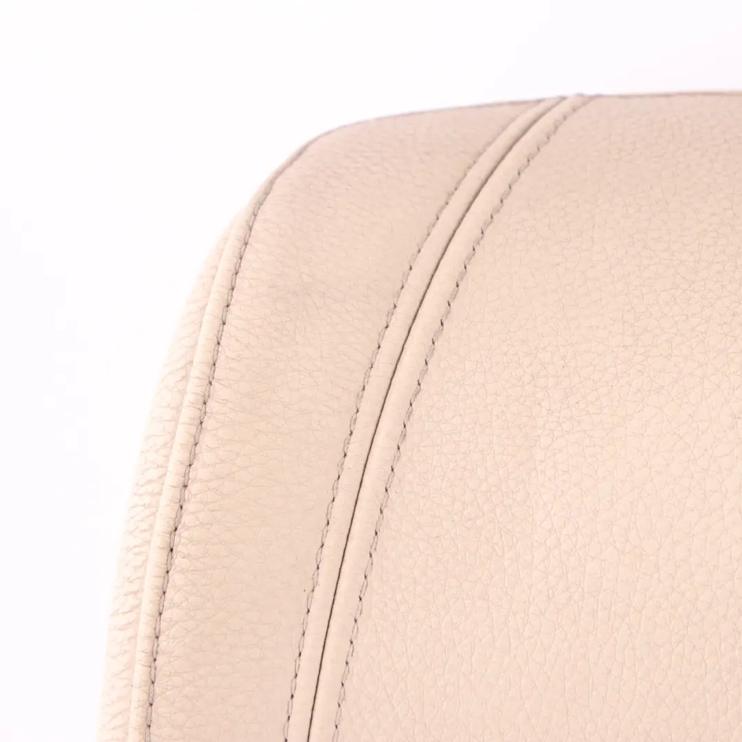 BMW E92 Coupe Front Sport Seat Headrest Leather Cream Beige Cover - SKU 6979308 - Part number 6979308