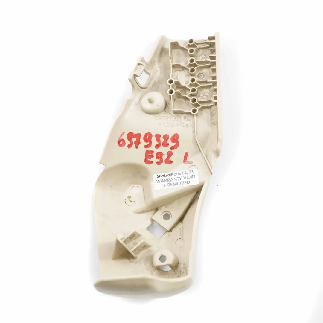 BMW E92 Coprisedile anteriore sinistro interno Crema Beige 6959293 - SKU 6979329 - Numero di parte 6979329