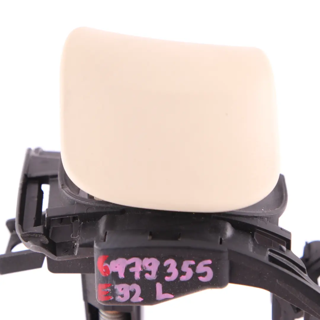 Front Seat Folding Left N/S Unlocking Unit Lever Cream Beige to BMW E92 with Part number 6979355 BMW E92 Front Seat Folding Left N/S Unlocking Unit Lever Cream Beige - SKU 6979355 - Part number 6979355