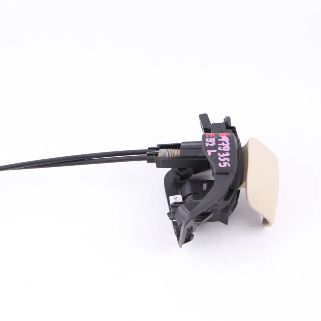 Front Seat Folding Left N/S Unlocking Unit Lever Cream Beige to BMW E92 with Part number 6979355 BMW E92 Front Seat Folding Left N/S Unlocking Unit Lever Cream Beige - SKU 6979355 - Part number 6979355