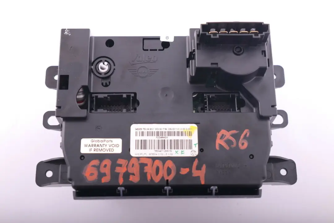 Conditioning Heater Control Unit Switch to BMW Mini Cooper One 4 R56 Air with Part number 69797002 BMW Mini Cooper One 4 R56 Air Conditioning Heater Control Unit Switch - SKU 69797002-4 - Part number 69797002