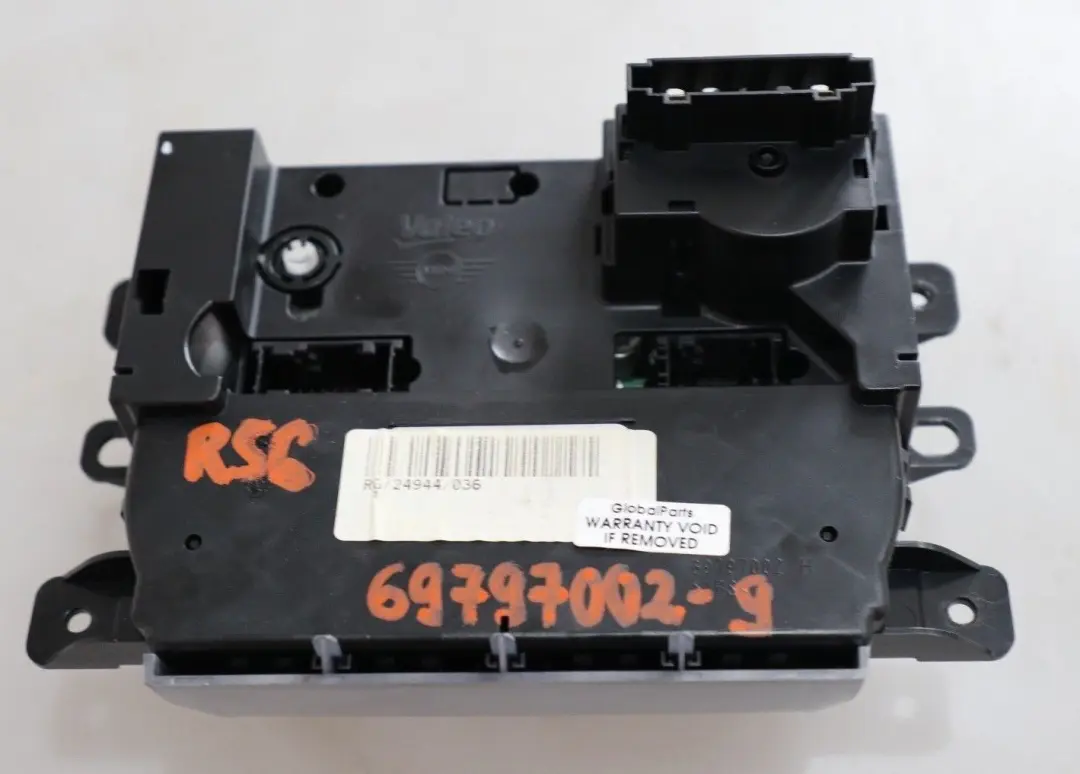 Mini Cooper One 9 R56 Air Conditioning Heater Control Unit Switch 69797002 - SKU 69797002-9 - Part number 3454855
