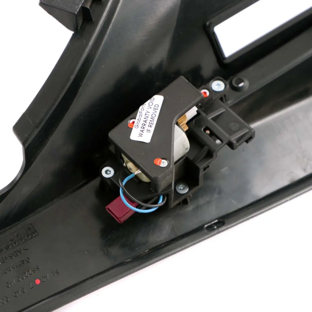BMW E61 Osłona Kolumny Panel Lewy Tył Tylny Czarny - SKU 6980009 - Numer Części 7049903