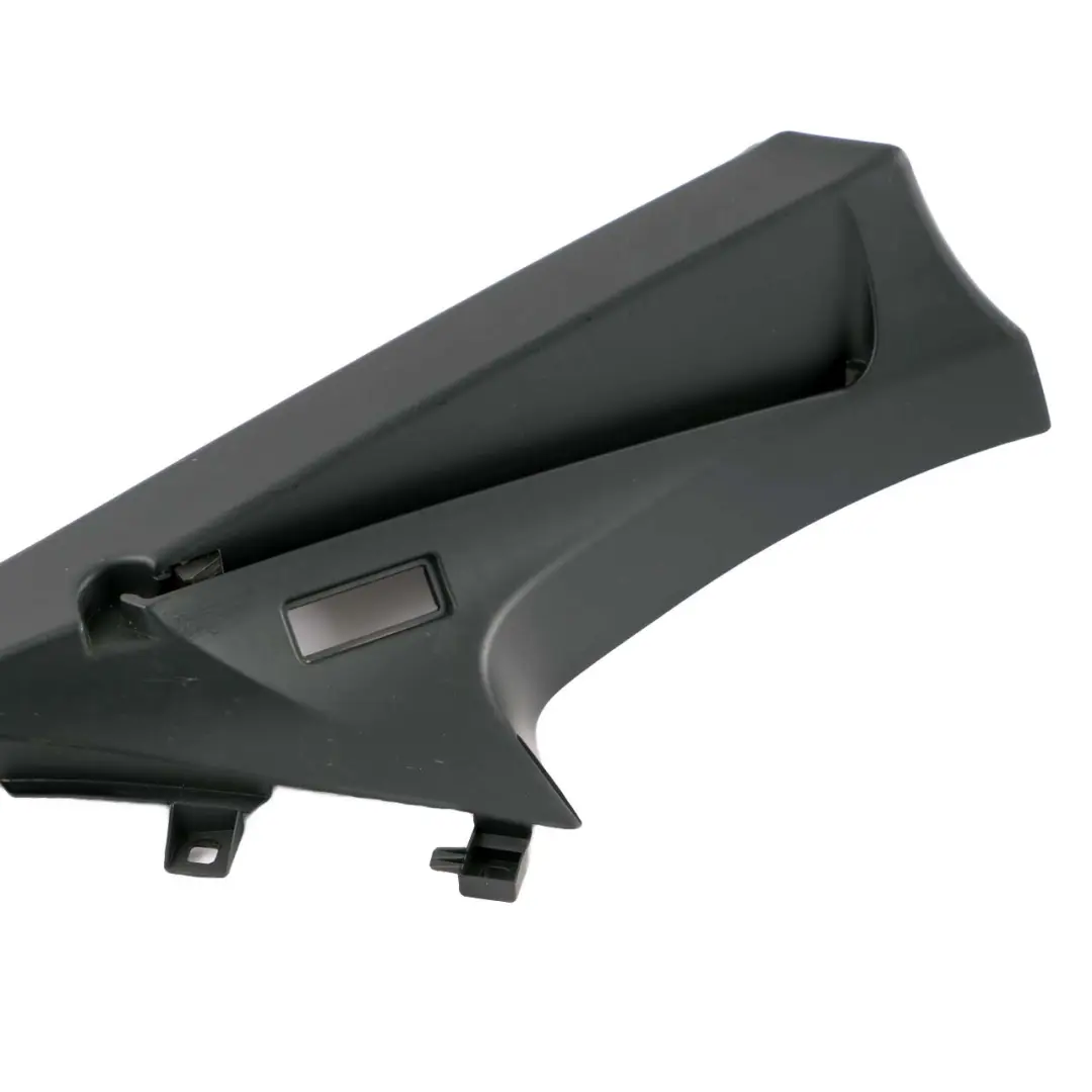 BMW E61 Panel embellecedor columna de parte trasera izquierda negro - SKU 6980009 - Número de pieza 7049903