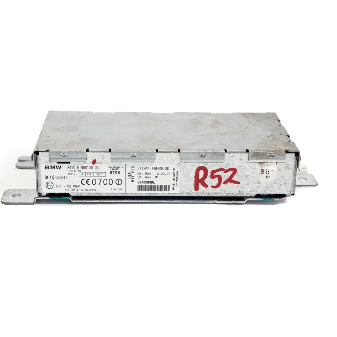  Módulo ULF BMW X3 X5 E53 E83 E87 Manos Libres Bluetooth Carga - SKU 6980130 - Número de pieza 6980130