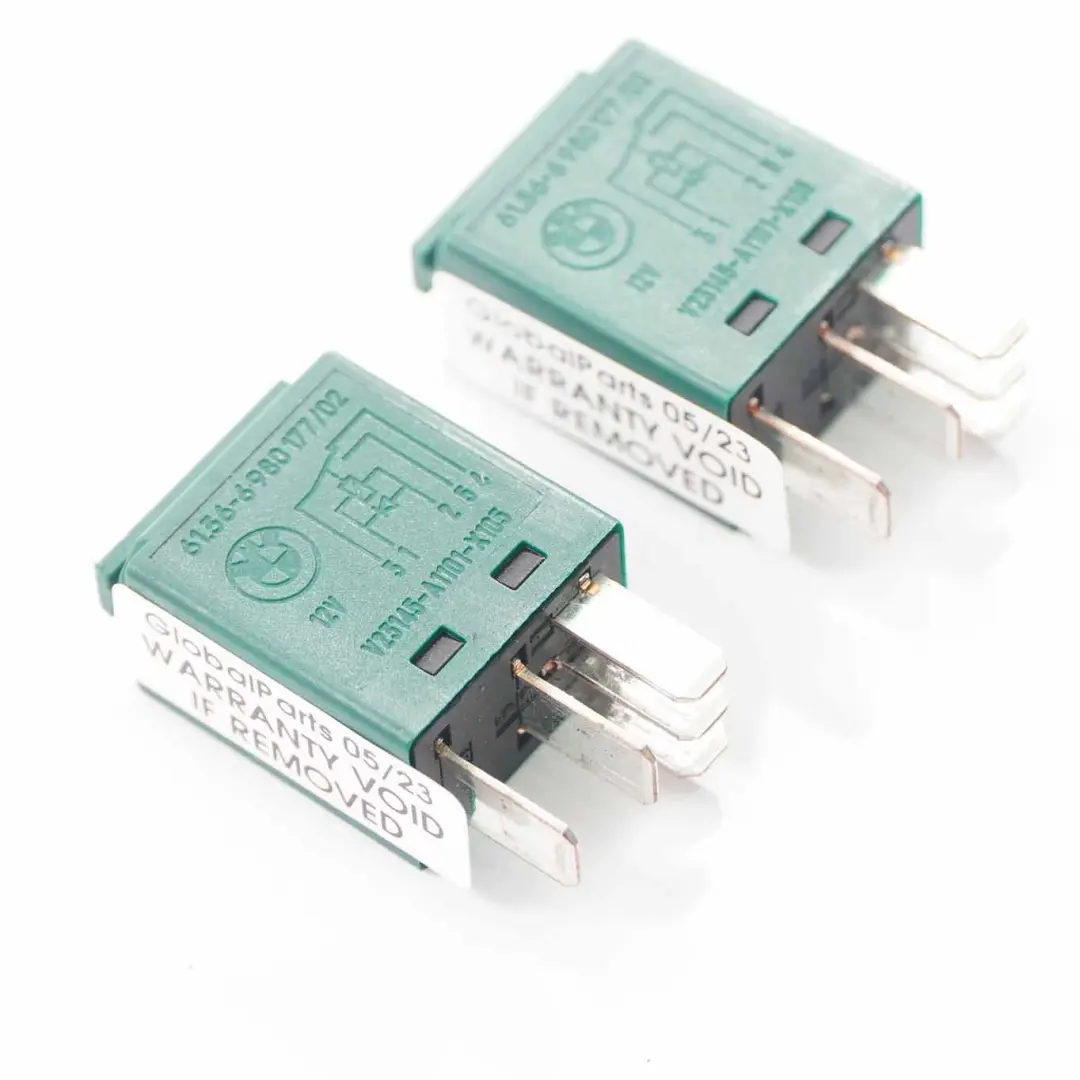2x Fonction Commutation Relais Vert Set pour BMW 1 3 5 6 7 X1 X3 X5 X6 Z4 Z8 à propos du numéro de pièce 6980177 BMW 1 3 5 6 7 X1 X3 X5 X6 Z4 Z8 2x Fonction Commutation Relais Vert Set - SKU 6980177-1 - Numéro de pièce 6980177