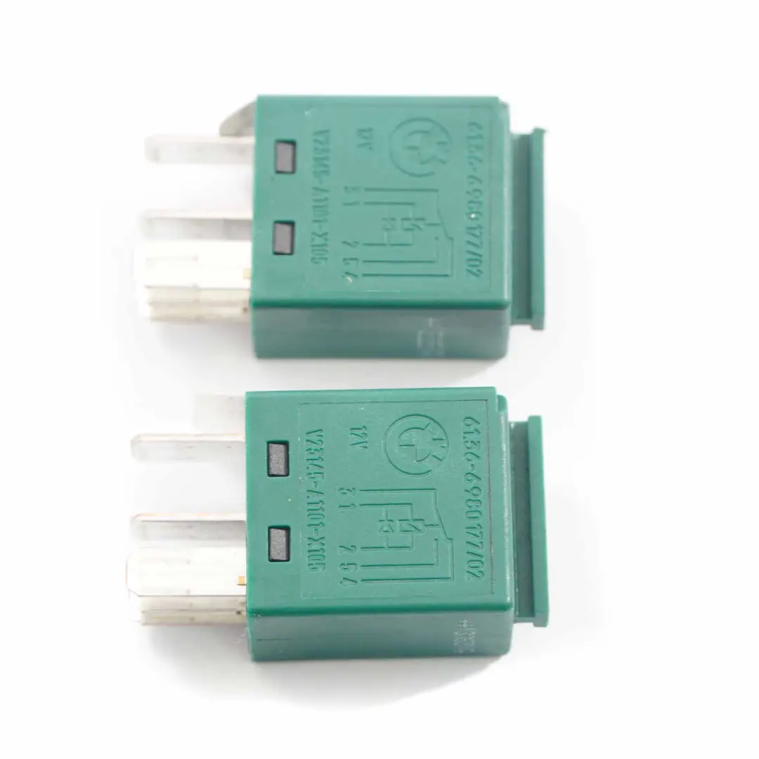 BMW 1 3 5 6 7 X1 X3 X5 X6 Z4 Z8 2x Relay Changeover Function Green Set - SKU 6980177-1 - Part number 6980177
