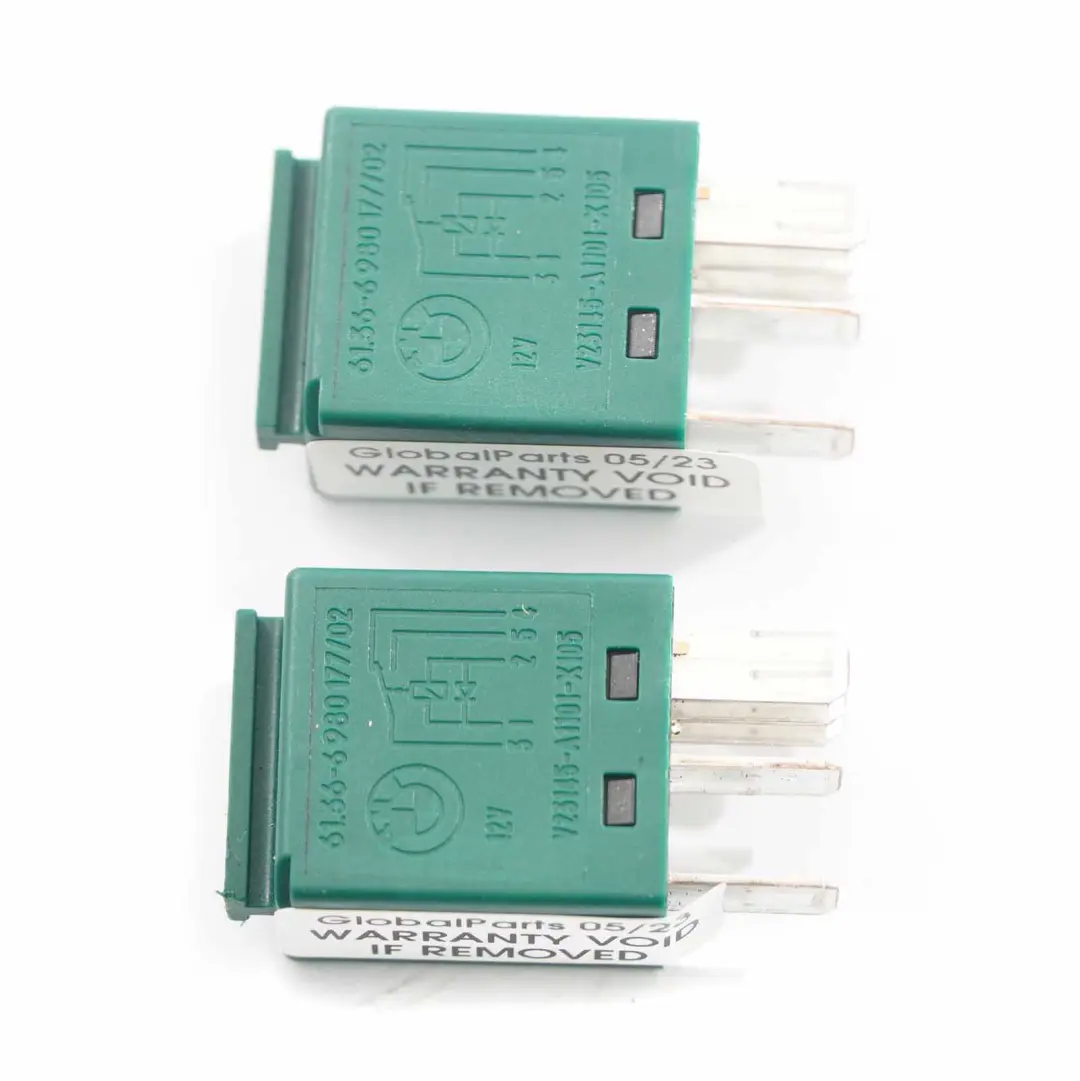 BMW 1 3 5 6 7 X1 X3 X5 X6 Z4 Z8 2x Relay Changeover Function Green Set - SKU 6980177-1 - Part number 6980177