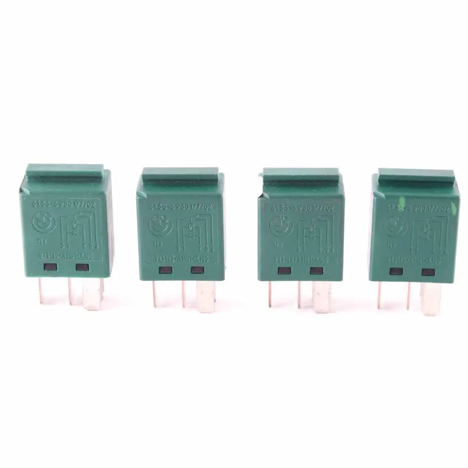 BMW E81 E87 E90 E91 F10 X5 E70 Relais Unité Vert Régler TYCO 5 Épingles 6980177