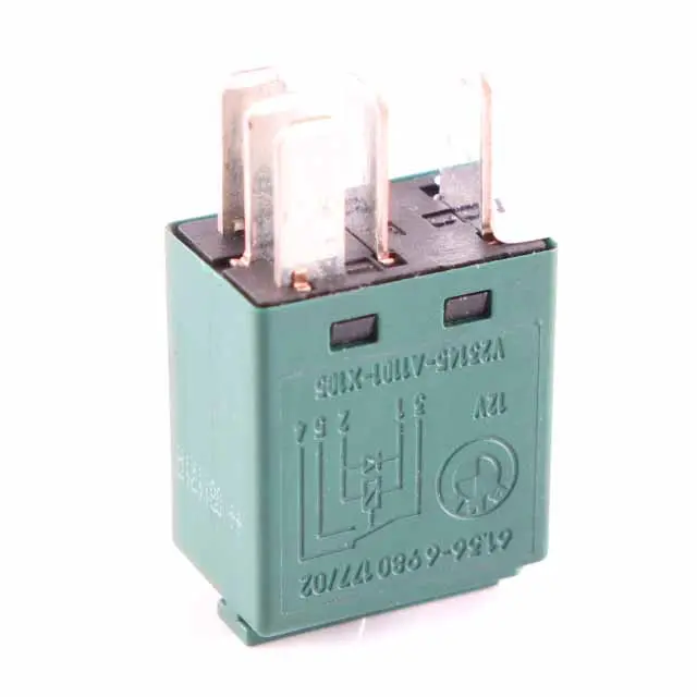 BMW E81 E87 E90 E91 F10 F11 X5 E70 Relay Unit Green Set TYCO 5 Pins - SKU 6980177-3 - Part number 6980177