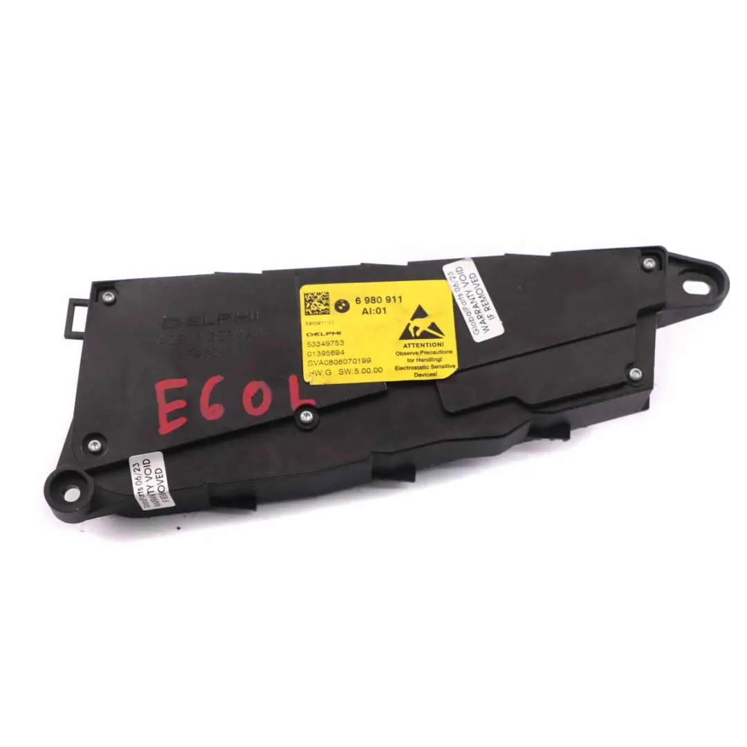 BMW E60 E61 X5 E70 X6 E71 Interruttore sedile memoria anteriore sinistra - SKU 6980911 - Numero di parte 6980911