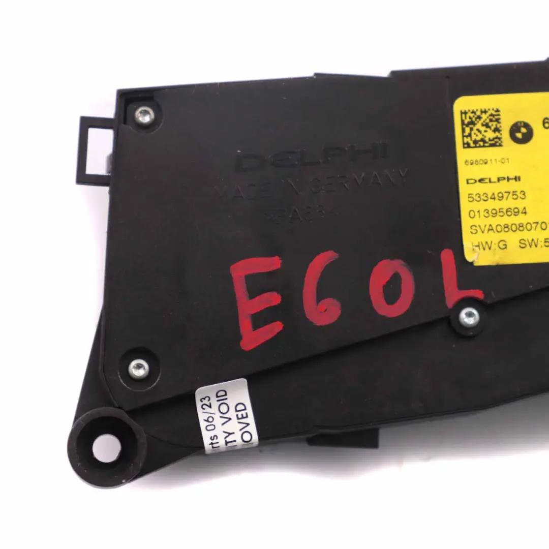 Panel Przełącznik Regulator Fotela Przód Lewo Pamięć do BMW E60 E61 X5 E70 o numerze 6980911 BMW E60 E61 X5 E70 Panel Przełącznik Regulator Fotela Przód Lewo Pamięć - SKU 6980911 - Numer Części 6980911