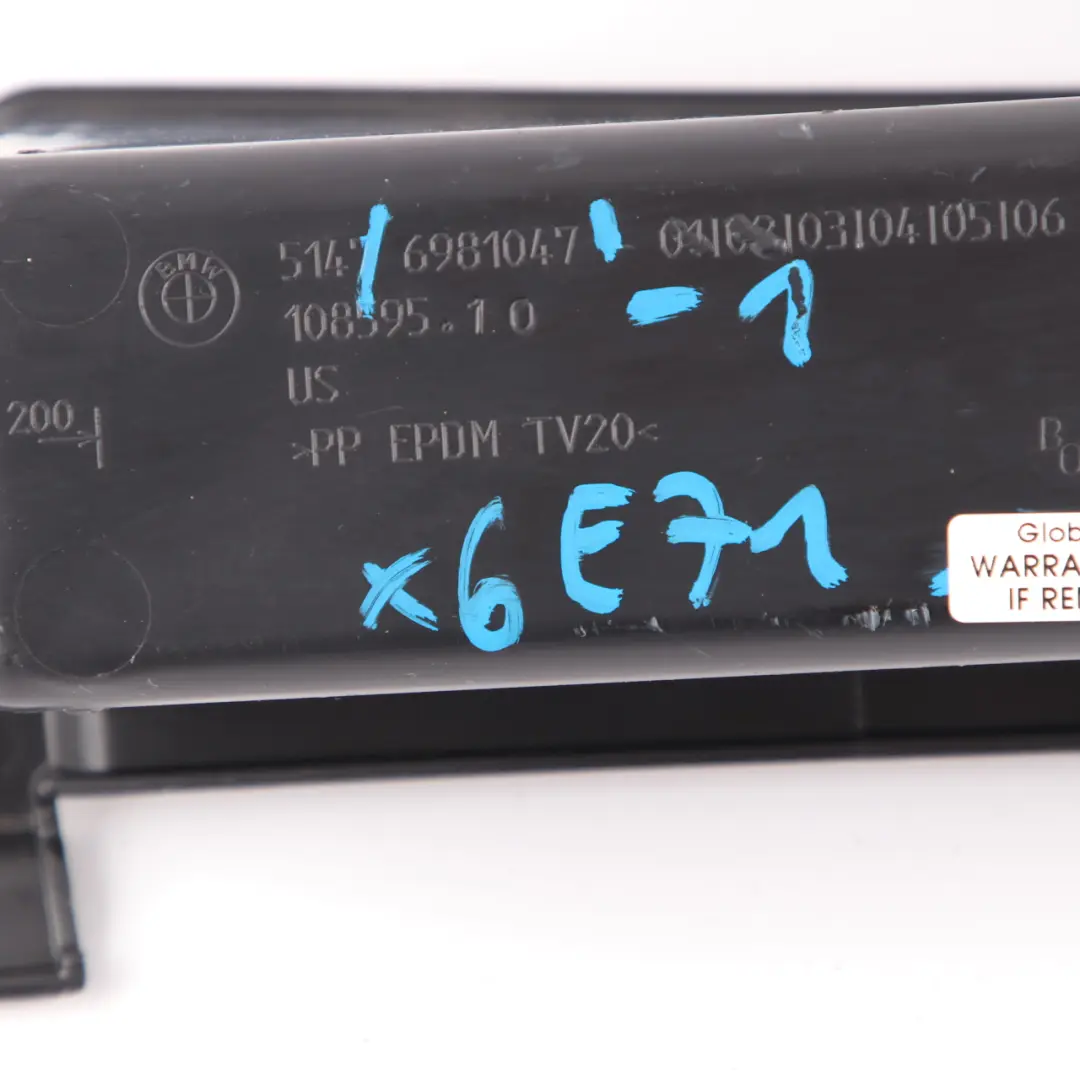 Storage Compartment Left N/S Trunk Floor Black to BMW X6 E71 with Part number 6981047 BMW X6 E71 Storage Compartment Left N/S Trunk Floor Black - SKU 6981047-1 - Part number 6981047