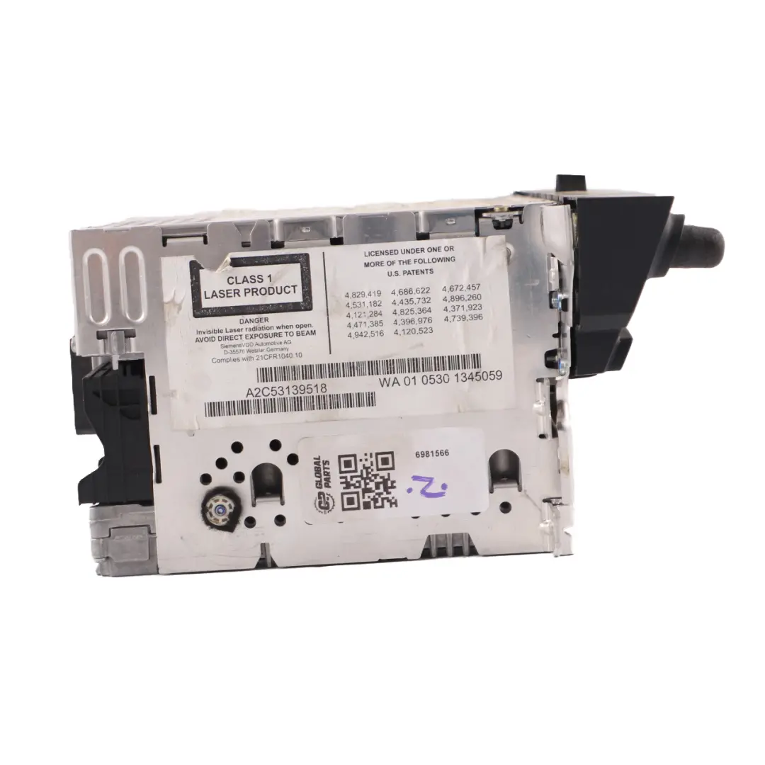 Navigation Head Unit BMW E60 E61 CCC CD Sat Nav Player System Controller to with Part number 6981566 Navigation Head Unit BMW E60 E61 CCC CD Sat Nav Player System Controller - SKU 6981566 - Part number 6981566