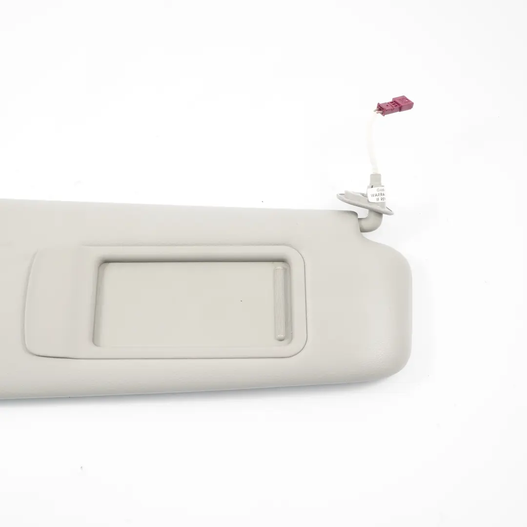  Sun Visor BMW E90 E91 Mirror Sunvisor Right O/S Panel Cover Leather Grey - SKU 6981650-3 - Part number 6981650