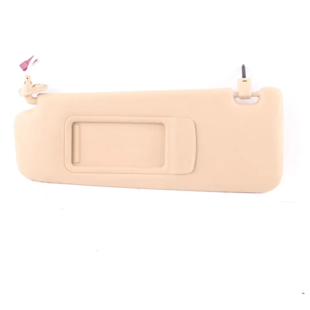  Sun Visor BMW E90 E91 Left N/S Mirror Illuminated Sunvisor Leather Beige - SKU 6981651-1 - Part number 6981651