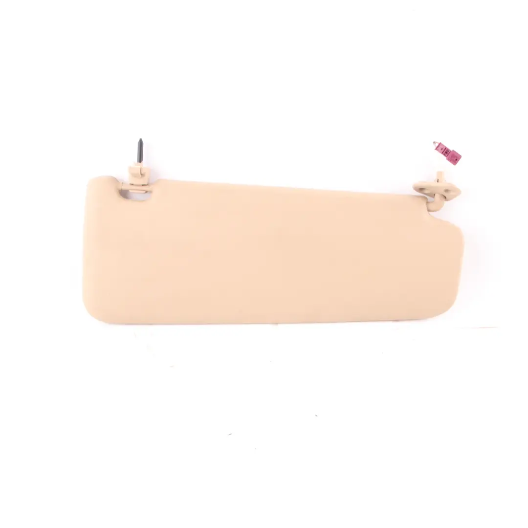 Sun Visor BMW E90 E91 Left N/S Mirror Illuminated Sunvisor Leather Beige to with Part number 6981651 Sun Visor BMW E90 E91 Left N/S Mirror Illuminated Sunvisor Leather Beige - SKU 6981651-1 - Part number 6981651
