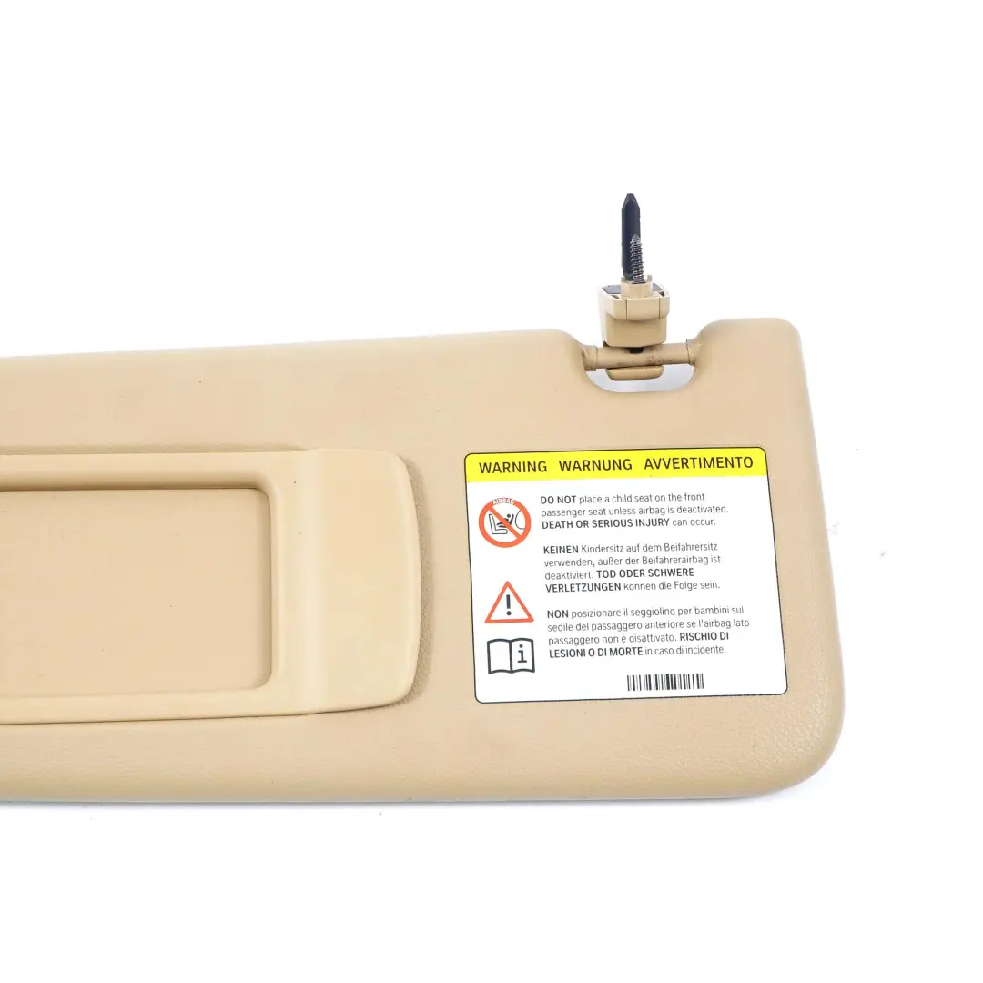  Pare-soleil BMW E90 E91 Rétroviseur Gauche Illuminé Beige - SKU 6981651 - Numéro de pièce 6981651