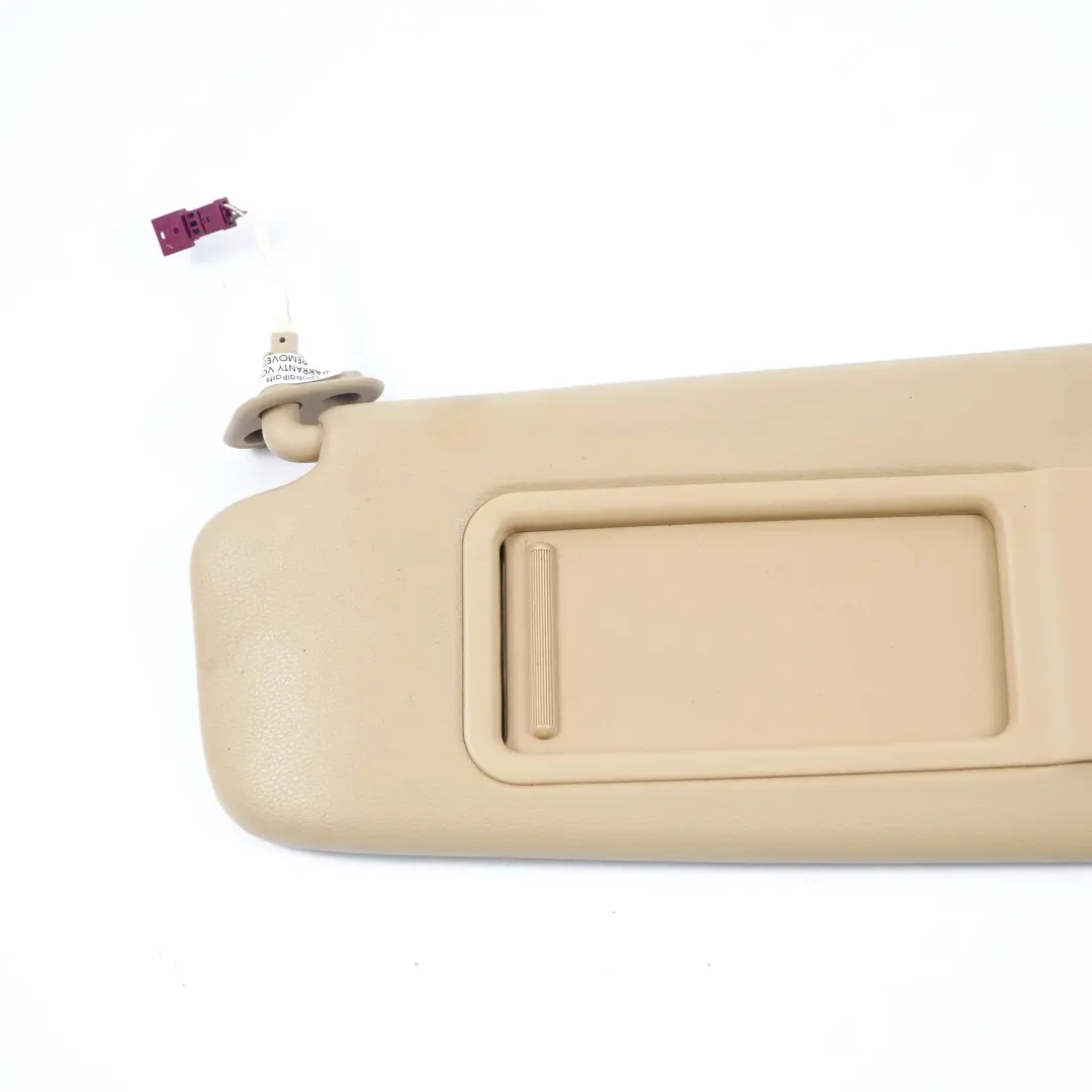 Sonnenblende mit Spiegel Beleuchtet Links Beige für BMW E90 E91 mit Teilenummer 6981651 BMW E90 E91 Sonnenblende mit Spiegel Beleuchtet Links Beige - SKU 6981651 - Teilenummer 6981651