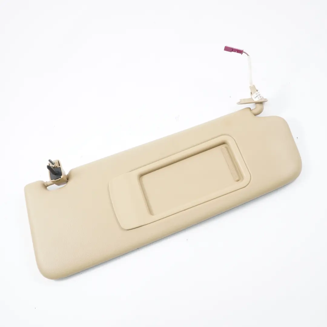 Parasoleil Avec Miroir Retroviseur Droite Beige pour BMW E90 E91 à propos du numéro de pièce 6981652 BMW E90 E91 Parasoleil Avec Miroir Retroviseur Droite Beige - SKU 6981652 - Numéro de pièce 6981652