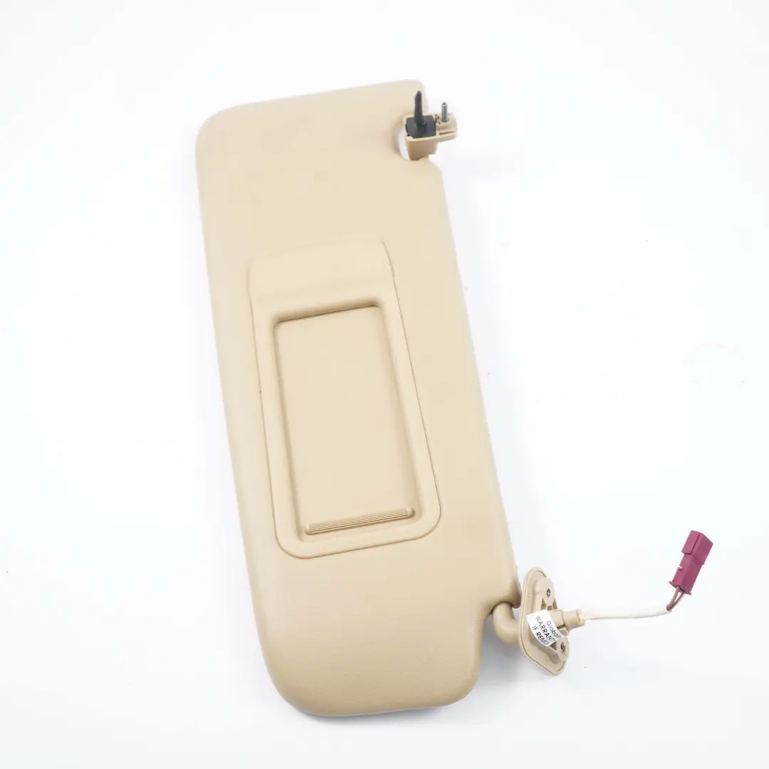 BMW E90 E91 Parasol Con Espejo Derecho Panel De Cubierta De Cuero Beige - SKU 6981652 - Número de pieza 6981652