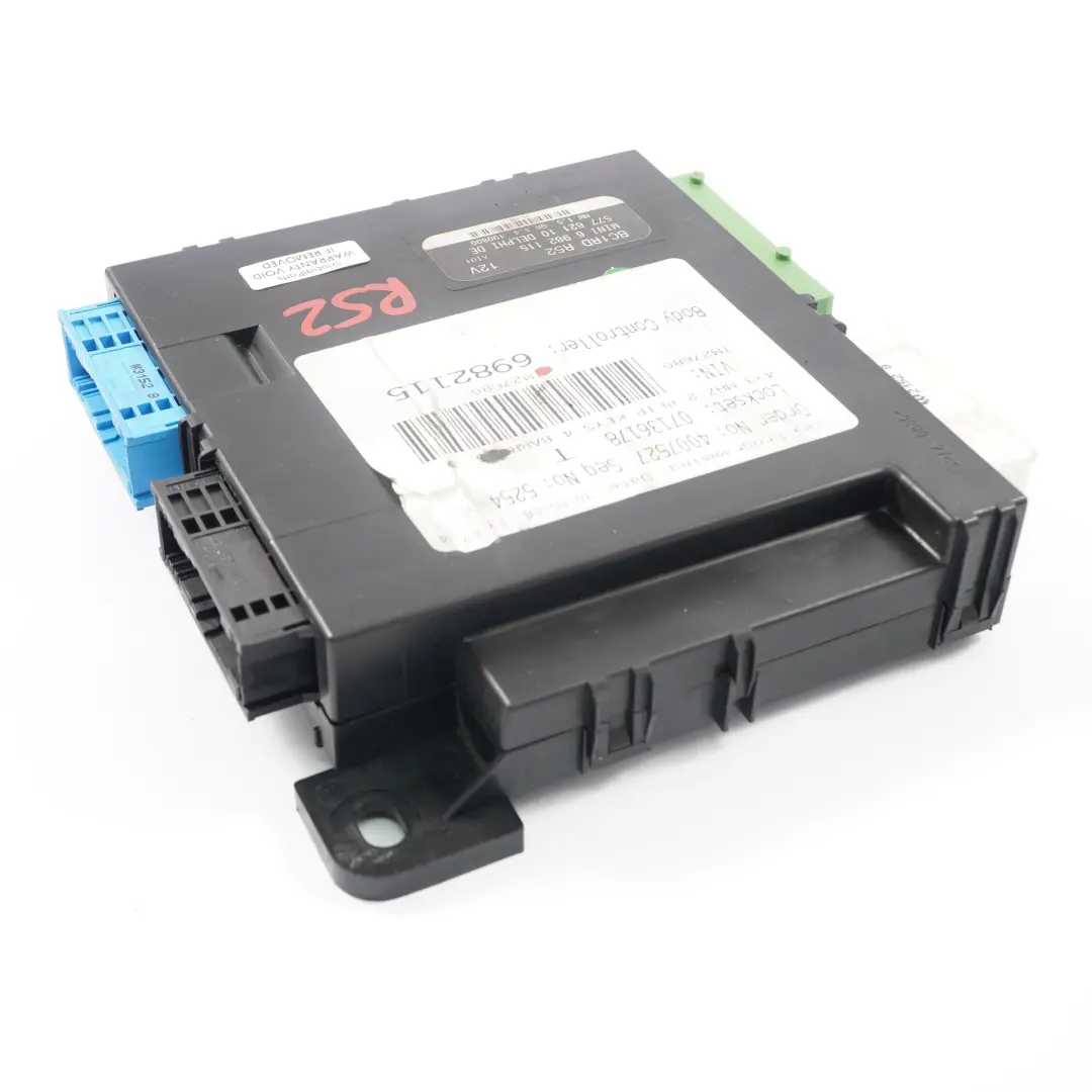 Modulo Basico De Unidad Control De La Carroceria BCM para Mini R52 con número de pieza 6982115 Mini R52 Modulo Basico De Unidad Control De La Carroceria BCM - SKU 6982115 - Número de pieza 6982115