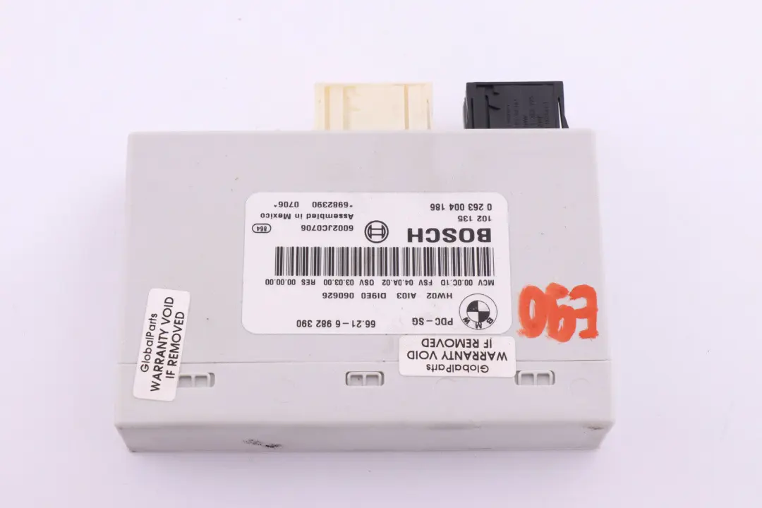 Modulo De Control De Aparcamiento PDC para BMW E81 E84 E87 E90 E91 con número de pieza 6982390 BMW E81 E84 E87 E90 E91 Modulo De Control De Aparcamiento PDC - SKU 6982390 - Número de pieza 6982390