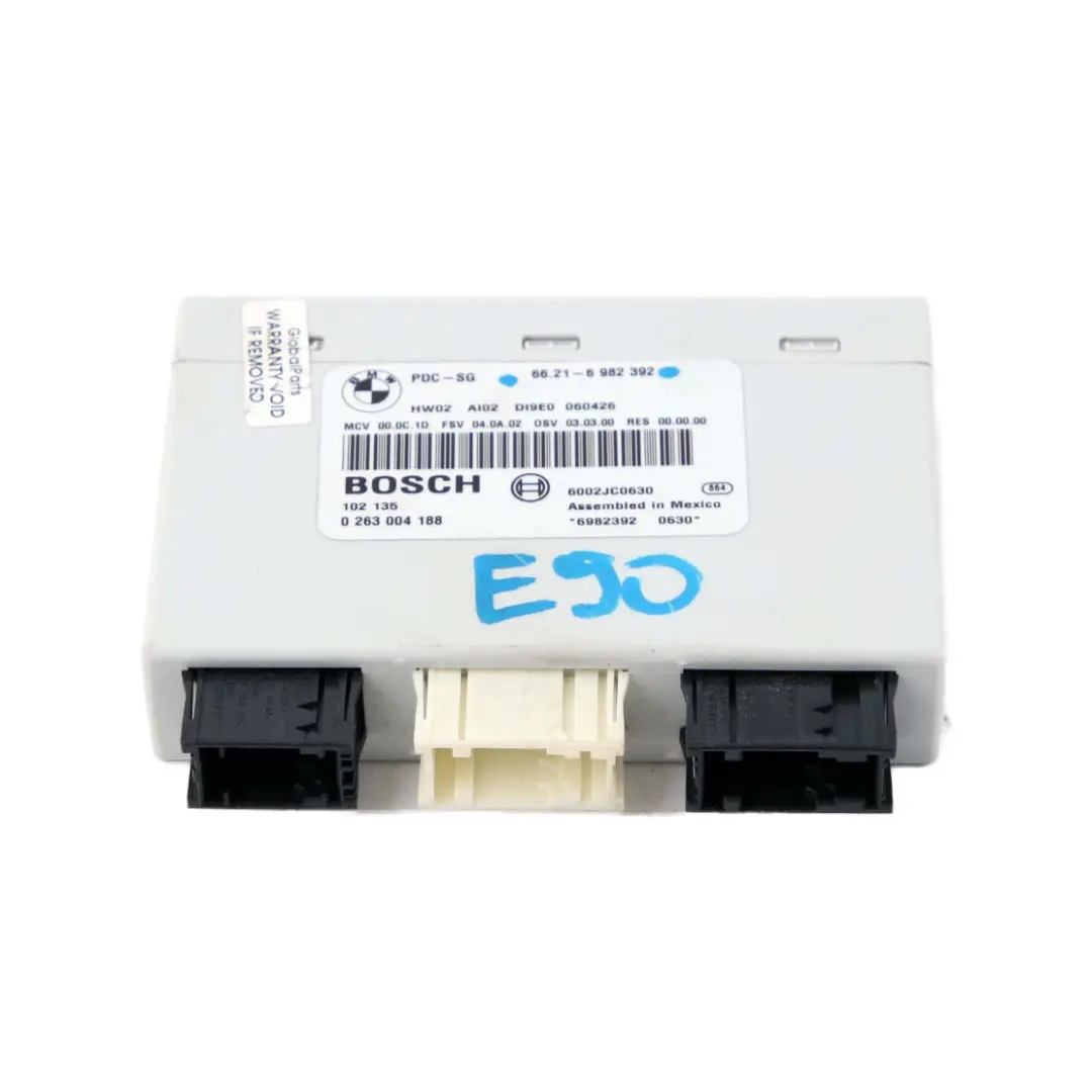 Modulo Controllo Parcheggio PDC per BMW E81 E82 E87 E90 E91 E92 con numero di parte 6982392 BMW E81 E82 E87 E90 E91 E92 Modulo Controllo Parcheggio PDC - SKU 6982392 - Numero di parte 6982392