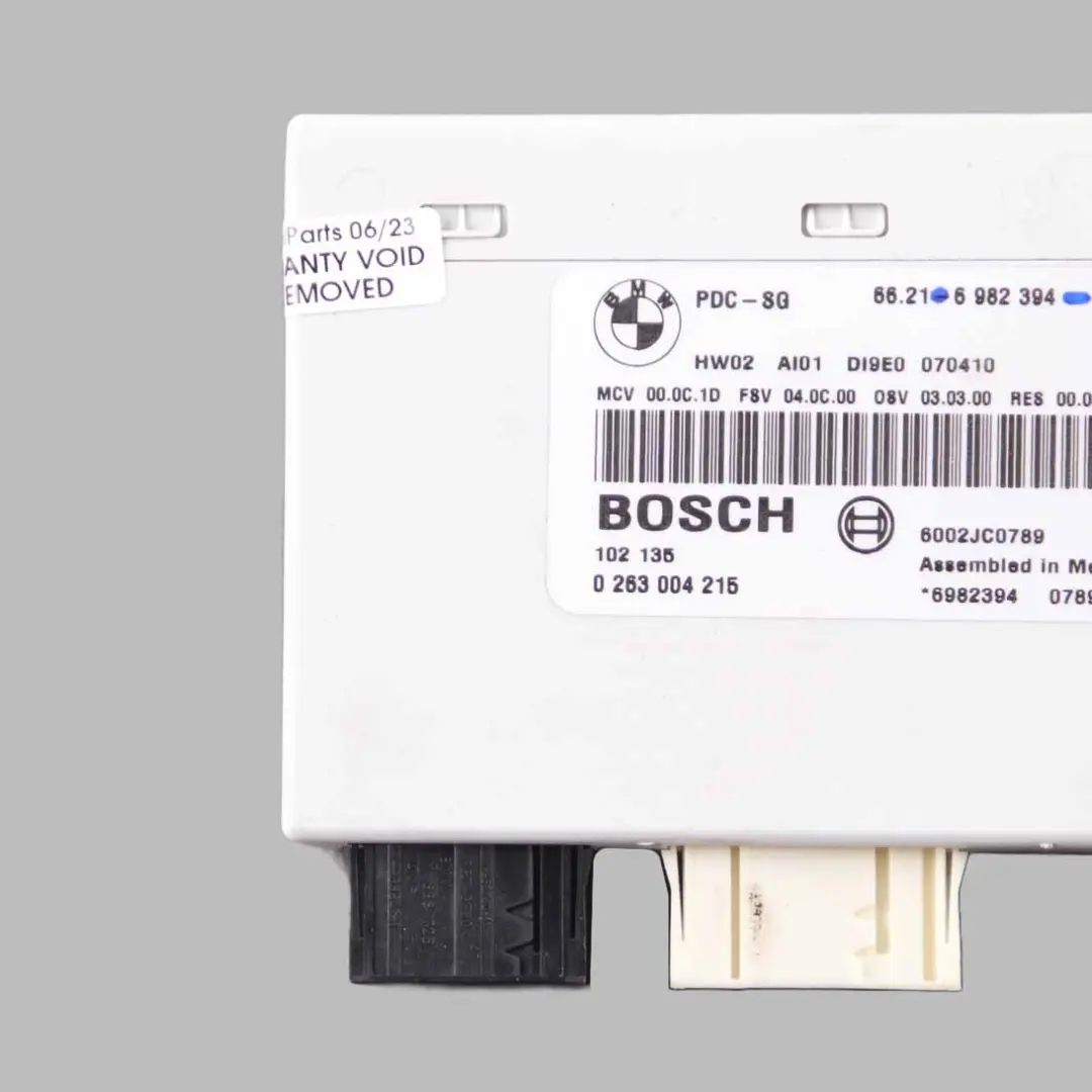 Parking Module BMW E81 X1 E84 E87 E90 E91 PDC Sensor Control Unit to with Part number 6982394 Parking Module BMW E81 X1 E84 E87 E90 E91 PDC Sensor Control Unit - SKU 6982394-1 - Part number 6982394