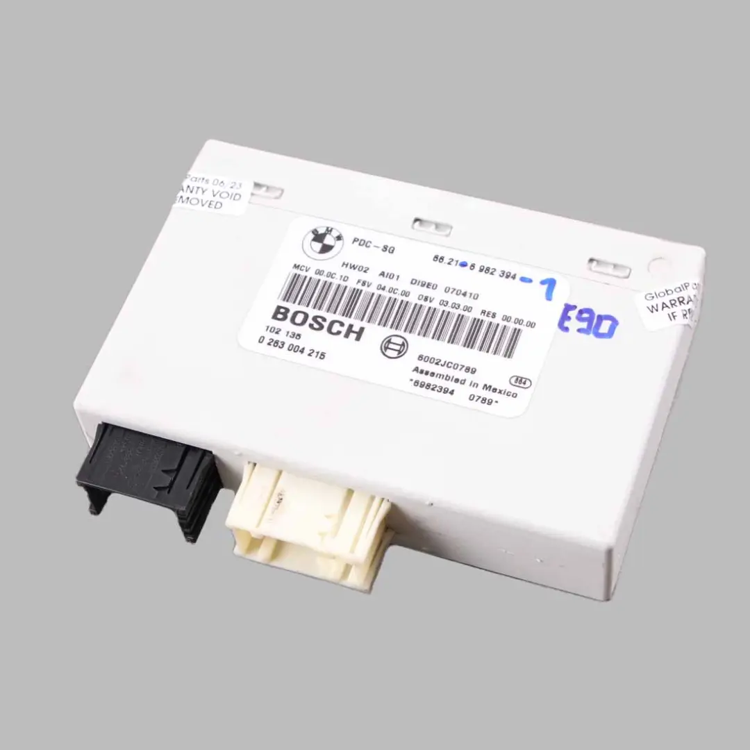 Parking Module BMW E81 X1 E84 E87 E90 E91 PDC Sensor Control Unit to with Part number 6982394 Parking Module BMW E81 X1 E84 E87 E90 E91 PDC Sensor Control Unit - SKU 6982394-1 - Part number 6982394