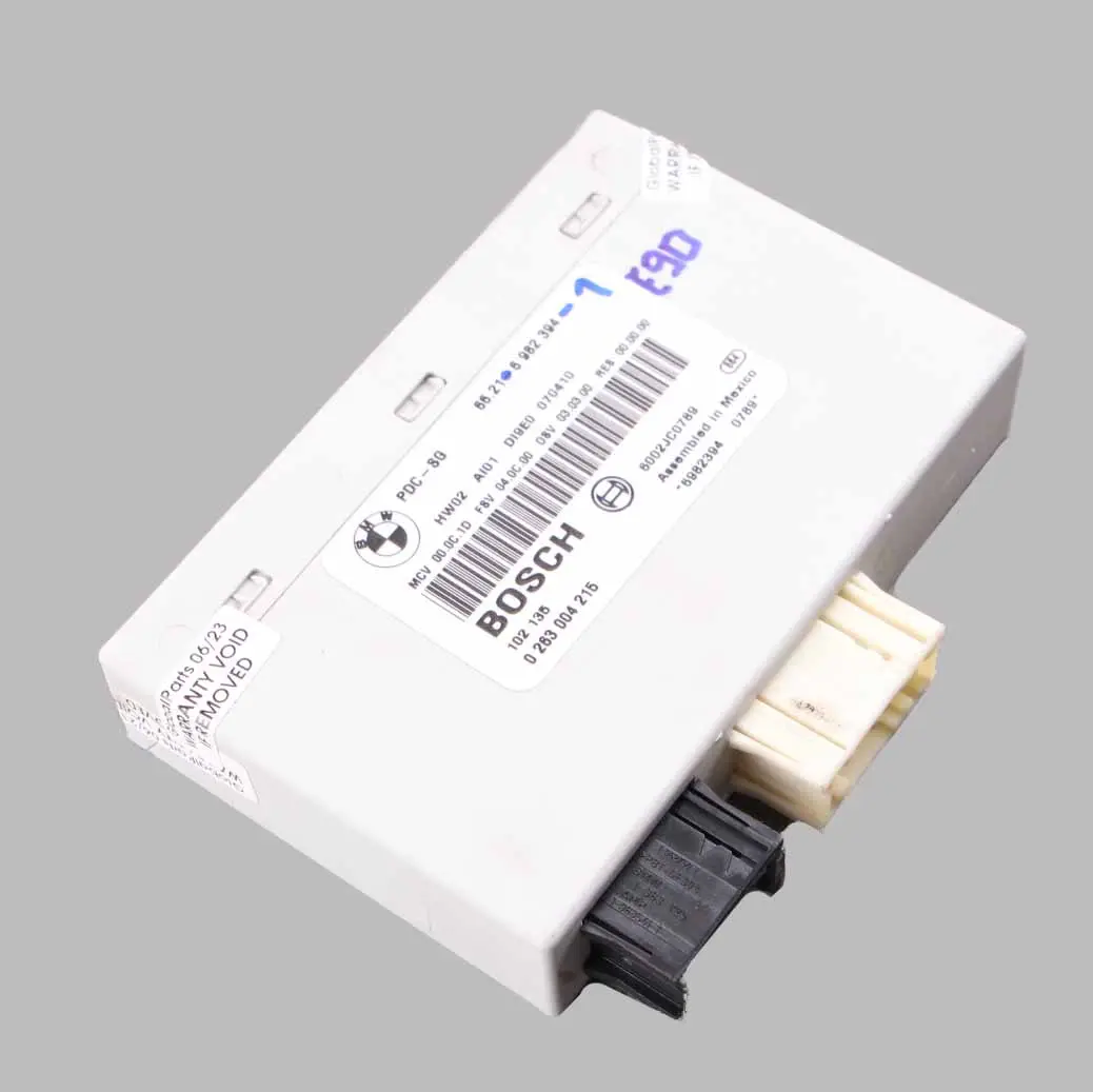 Parking Module BMW E81 X1 E84 E87 E90 E91 PDC Sensor Control Unit to with Part number 6982394 Parking Module BMW E81 X1 E84 E87 E90 E91 PDC Sensor Control Unit - SKU 6982394-1 - Part number 6982394