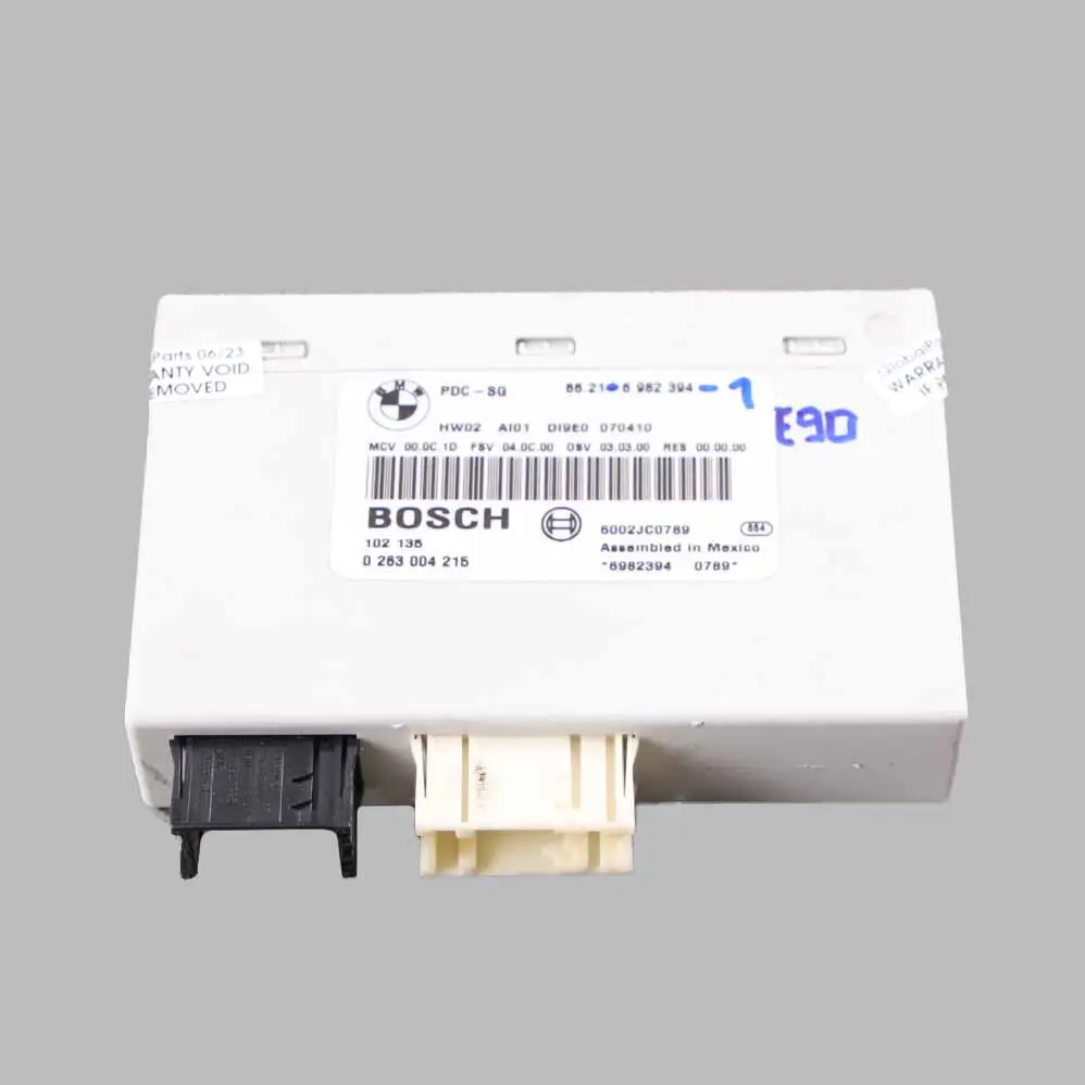 Parking Module BMW E81 X1 E84 E87 E90 E91 PDC Sensor Control Unit to with Part number 6982394 Parking Module BMW E81 X1 E84 E87 E90 E91 PDC Sensor Control Unit - SKU 6982394-1 - Part number 6982394