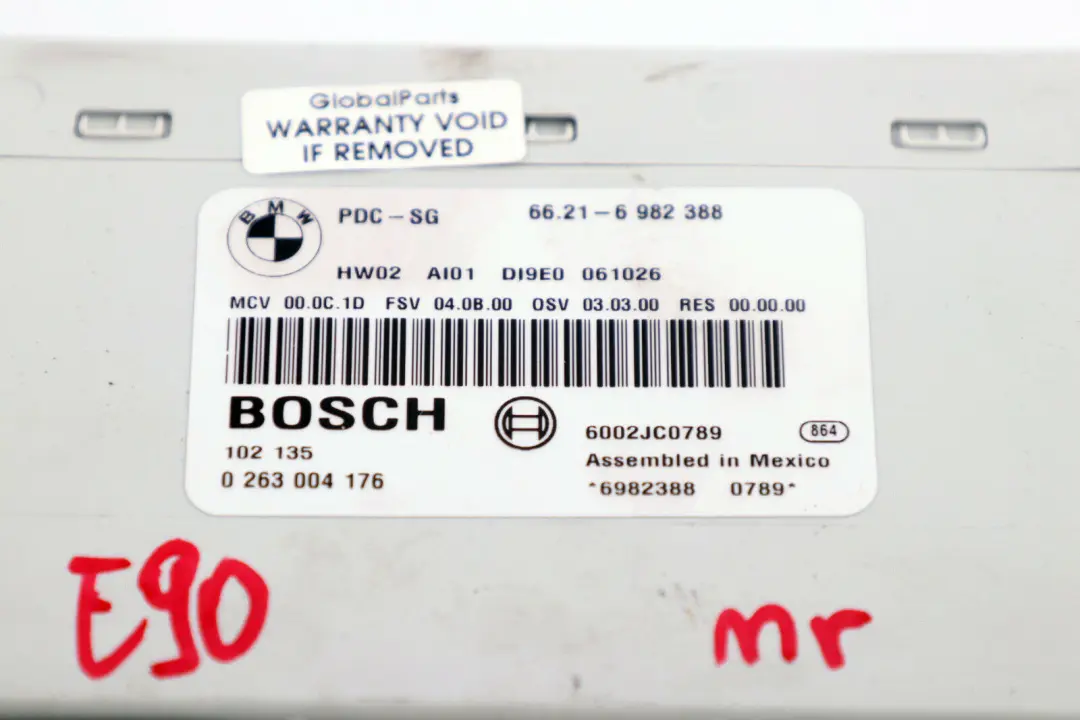 Parking Control Module Unit PDC BMW E81 E82 E87 E88 E90 E91 E92 E93 - SKU 6982403 - Part number 6982403