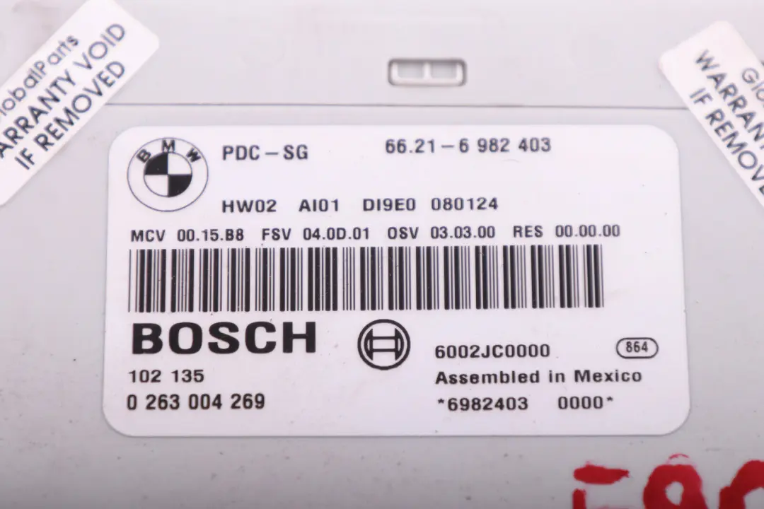 BMW E81 E82 E87 E90 E91 E92 Sterownik moduł PDC - SKU 6982403 - Numer Części 6982403