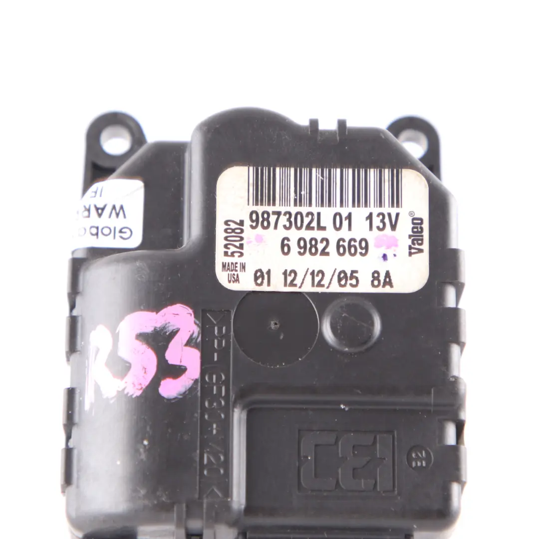 Calentador Ventilador Actuador Flap Motor Control Temperatura para Mini R50 R52 R53 con número de pieza 6982669 Mini R50 R52 R53 Calentador Ventilador Actuador Flap Motor Control Temperatura - SKU 6982669 - Número de pieza 6982669