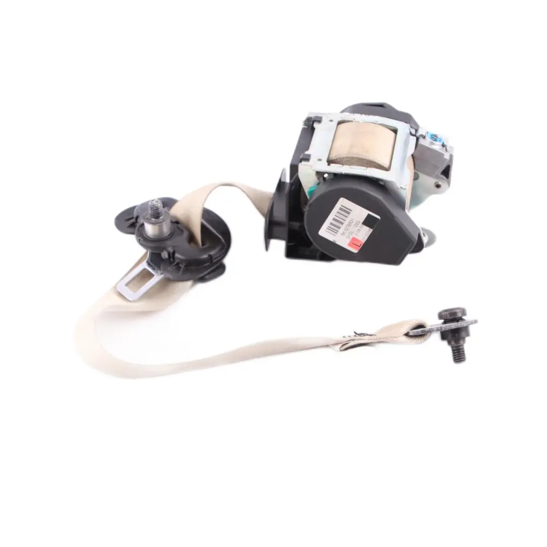 BMW E65 E66 Seatbelt Upper Belt With Force Limiter Front Left N/S Cremebeige - SKU 6982697 - Part number 6982697