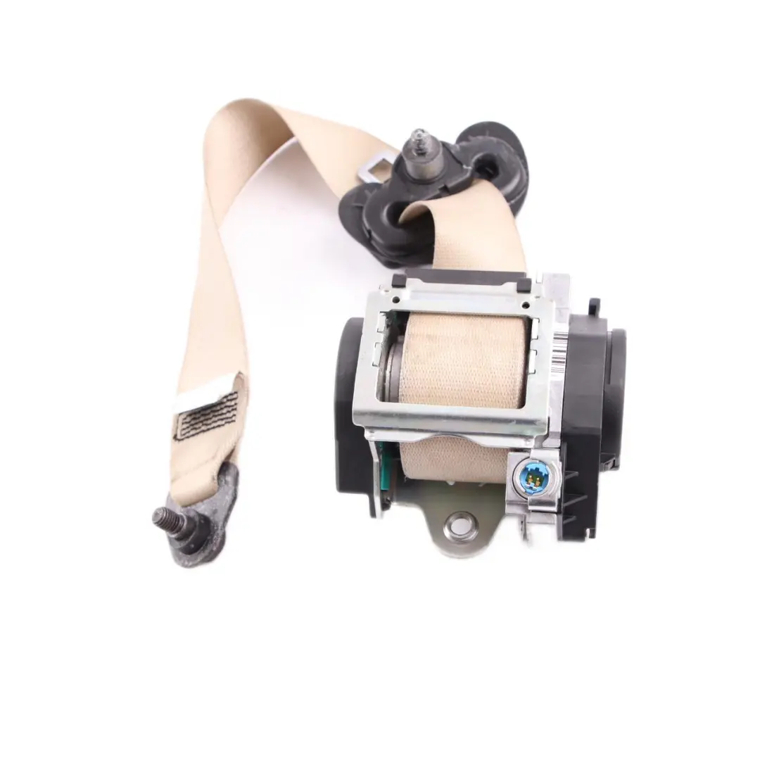 BMW E65 E66 Seatbelt Upper Belt With Force Limiter Front Left N/S Cremebeige - SKU 6982697 - Part number 6982697