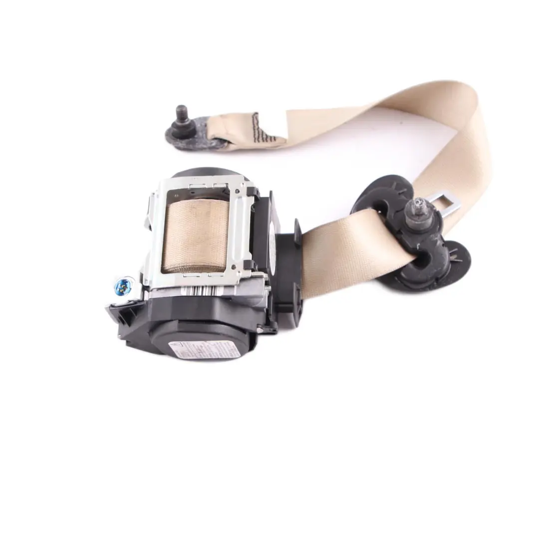 BMW E65 E66 Seatbelt Upper Belt With Force Limiter Front Left N/S Cremebeige - SKU 6982697 - Part number 6982697