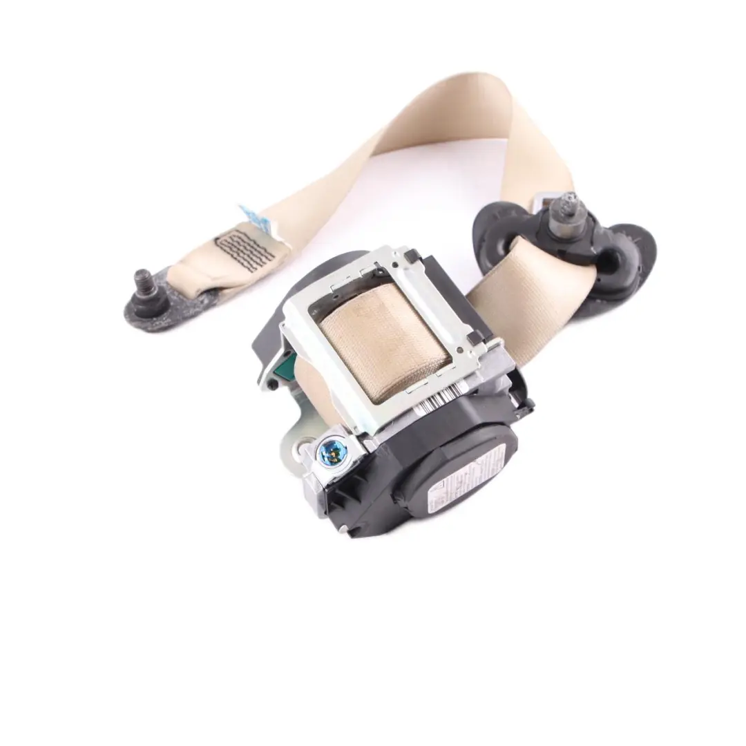 BMW E65 E66 Seatbelt Upper Belt With Force Limiter Front Left N/S Cremebeige - SKU 6982697 - Part number 6982697