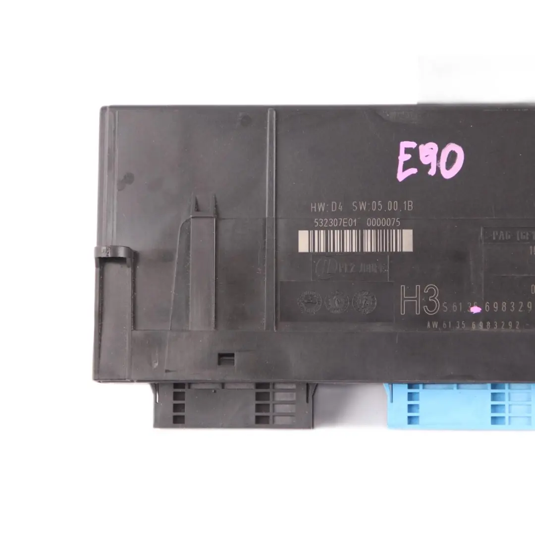 Body Control Module BMW E90 ECU Junction Box H3 PL2 JBBFE Lear to with Part number 6983299 Body Control Module BMW E90 ECU Junction Box H3 PL2 JBBFE Lear - SKU 6983299 - Part number 6983299