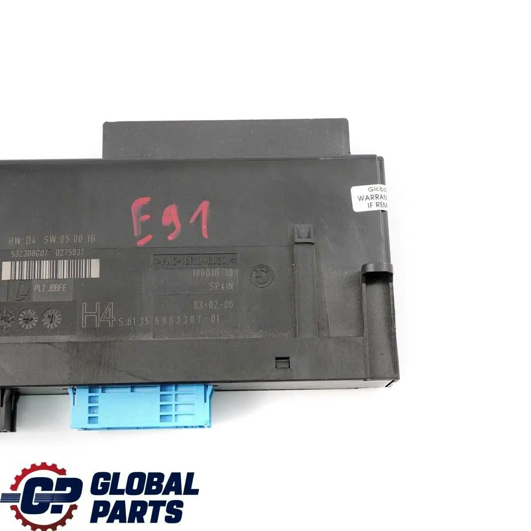 ECU Body Control Module H4 Electronic Box PL2 JBBFE to BMW E91 with Part number 6983307 BMW E91 ECU Body Control Module H4 Electronic Box PL2 JBBFE - SKU 6983307 - Part number 6983307